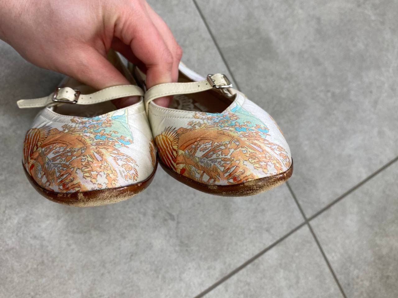 Salvatore Ferragamo Vintage Salvatore Ferragamo Sea Pattern Ballet Flats Shoes Size US 6 / IT 36 - 8 Thumbnail