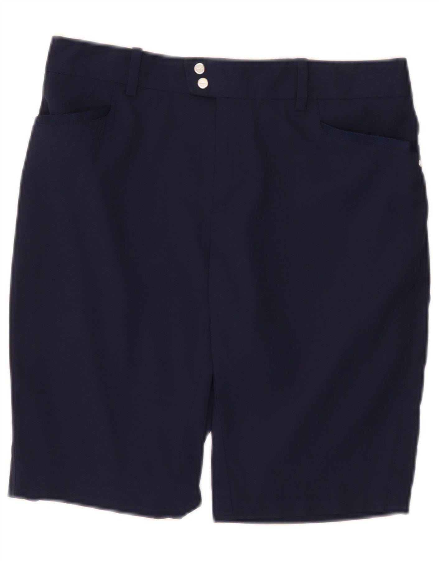 Polo Ralph Lauren Womens Casual Shorts US 0 XS W28 Navy Blue Polyester Size XS / US 0-2 / IT 36-38 - 1 Thumbnail