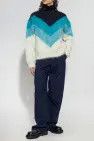Bottega Veneta o1n1vont1225 Wool Mohair Chevron Jumper Sweater Multicolor Size US S / EU 44-46 / 1 - 2 Thumbnail