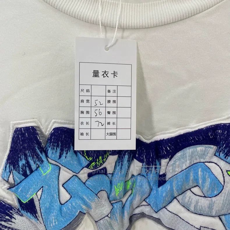 Louis Vuitton Louis Vuitton Blue foam embroidered short sleeve Size US L / EU 52-54 / 3 - 1 Thumbnail