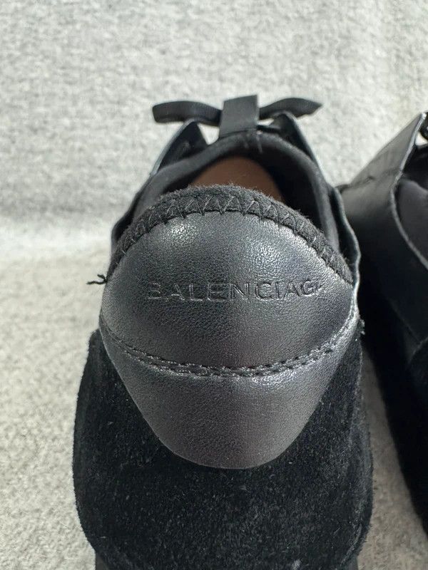 Balenciaga Balenciaga Race Runner Black Low Sneakers leather size 43 Size US 10 / EU 43 - 9 Thumbnail