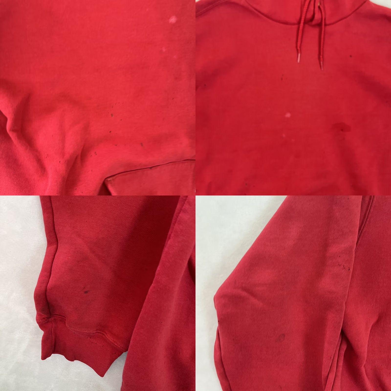 Carhartt Vintage Carhartt Hoodie Sweatshirt Mens XL Red Thrashed Faded Retro Size US XL / EU 56 / 4 - 8 Thumbnail