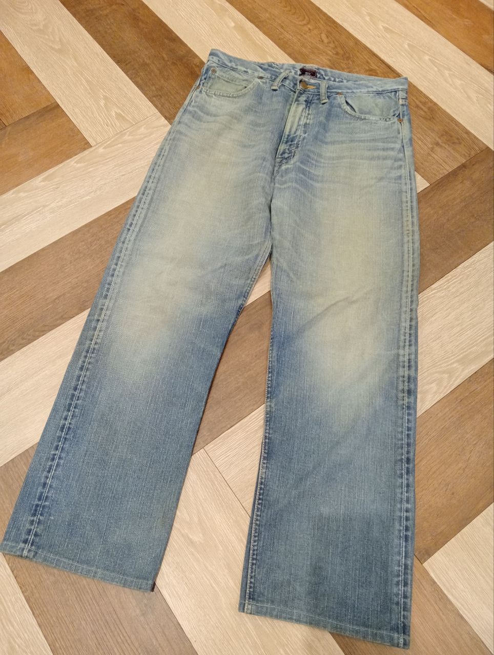 Lee RARE VINTAGE LEE RIDER ZIPPER GRIPPER SELVEDGE JEANS Size US 33 - 3 Thumbnail