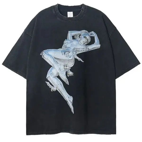 Japanese Brand Kimaya x Chiba Goth Robot Vintage Design Graphic Tees Size US S / EU 44-46 / 1 - 3 Thumbnail