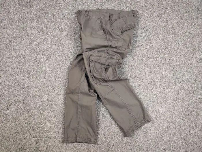 Japanese Brand Vintage 90's Cargo Pants Travis Scott Japan Zip Pocket Gray Size US 36 / EU 52 - 7 Thumbnail