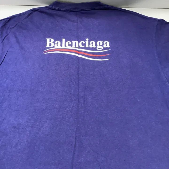 Balenciaga Balenciaga Balenciaga Logo Print Short Sleeve TShirt -2507 Size US L / EU 52-54 / 3 - 8 Thumbnail