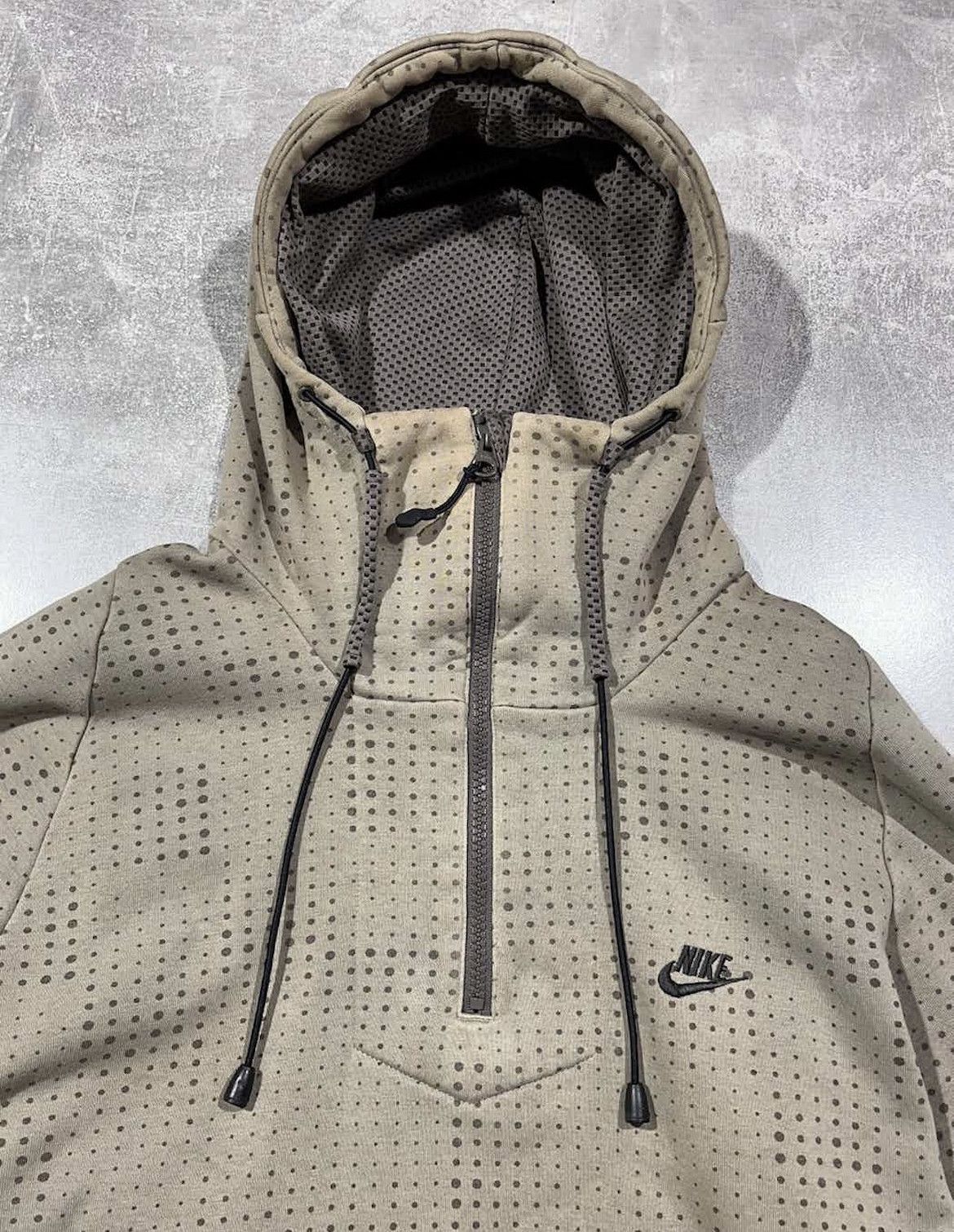 Nike Vintage Y2K Nike Brown hoodie V mask street style Size US S / EU 44-46 / 1 - 3 Thumbnail