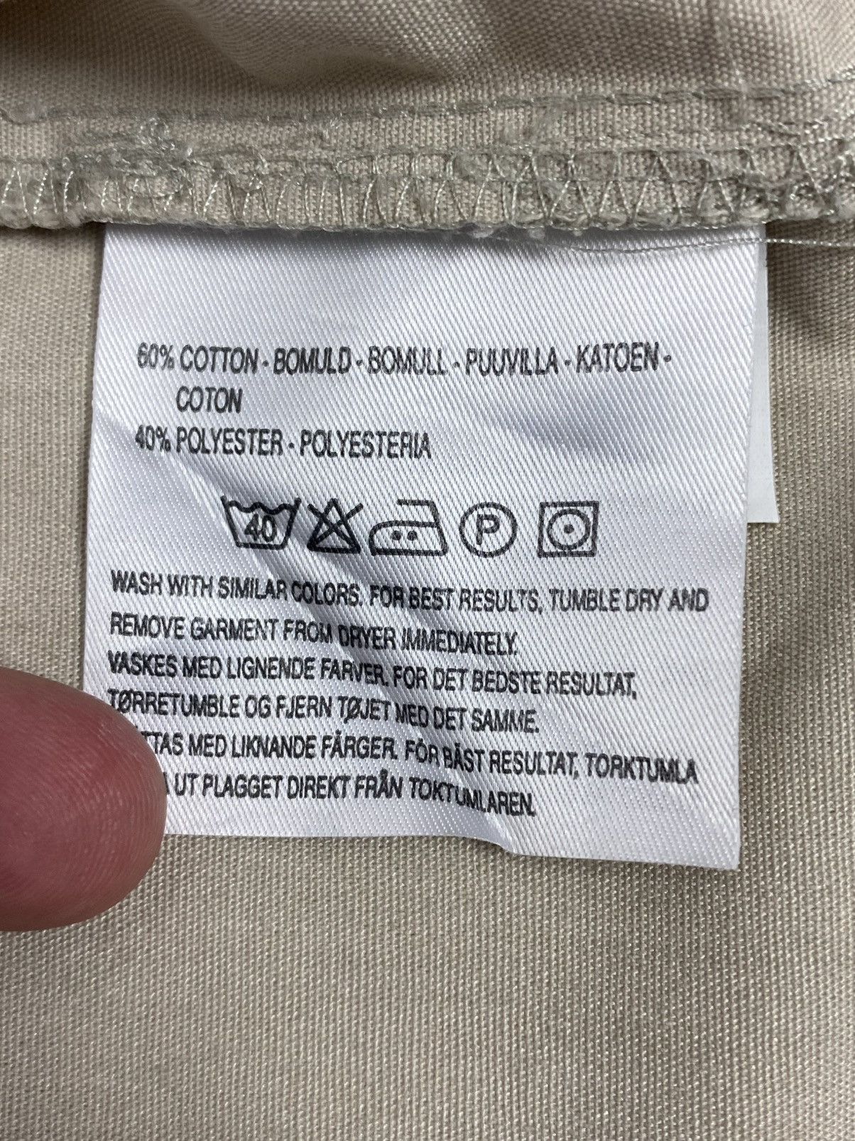 Levi's 1990's Vintage Levi's Sta Prest Shirt Size US L / EU 52-54 / 3 - 9 Thumbnail