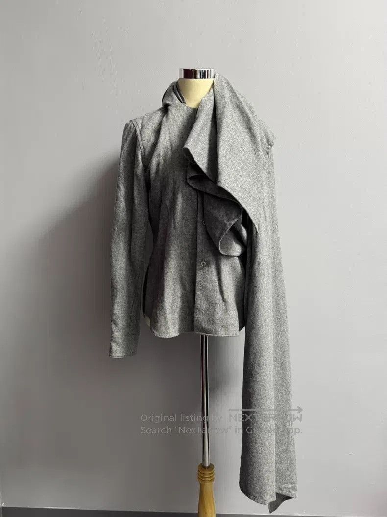 Comme des Garcons Comme des Garcons Faux two-piece grey shirt Size M / US 6-8 / IT 42-44 - 2 Thumbnail