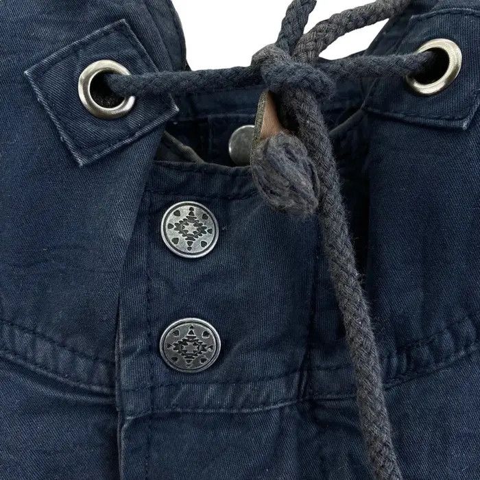 Vintage Vtg 90’ TITICACA NAVAJO NATURE Blue Parka Trench Coat Size M / US 6-8 / IT 42-44 - 7 Thumbnail