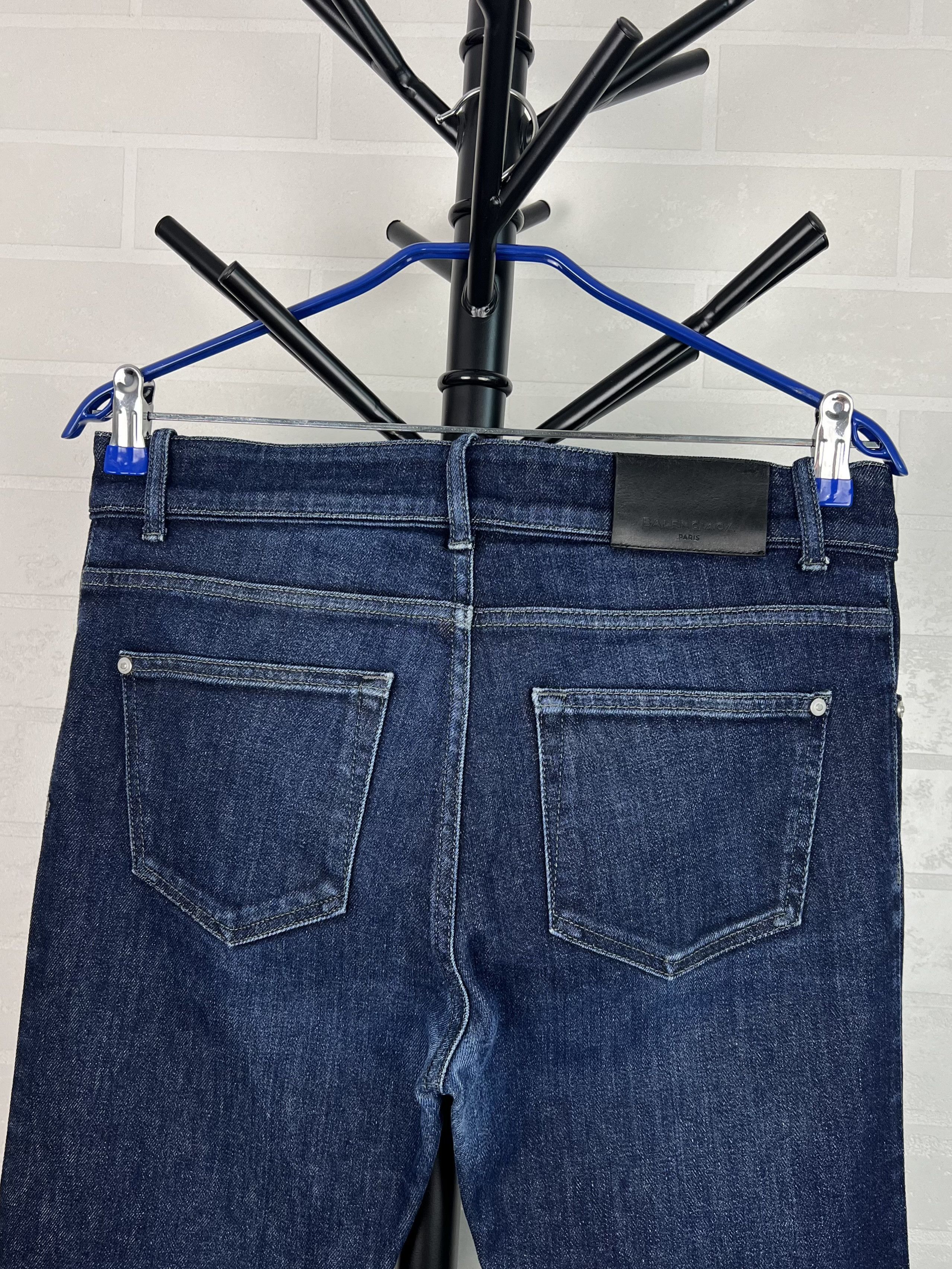 Balenciaga BALENCIAGA Denim Pants Jeans Slim Skinny Fit Trousers Blue Size US 29 - 4 Thumbnail