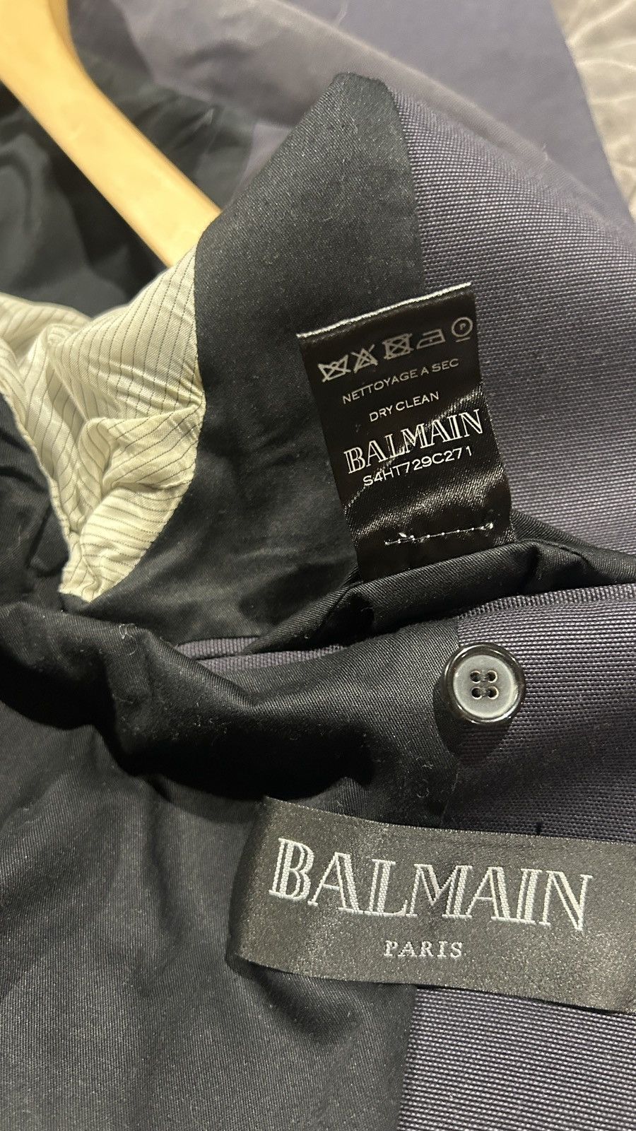 Balmain SS13 Distressed Napoleon Blazer Jacket Size US S / EU 44-46 / 1 - 8 Thumbnail