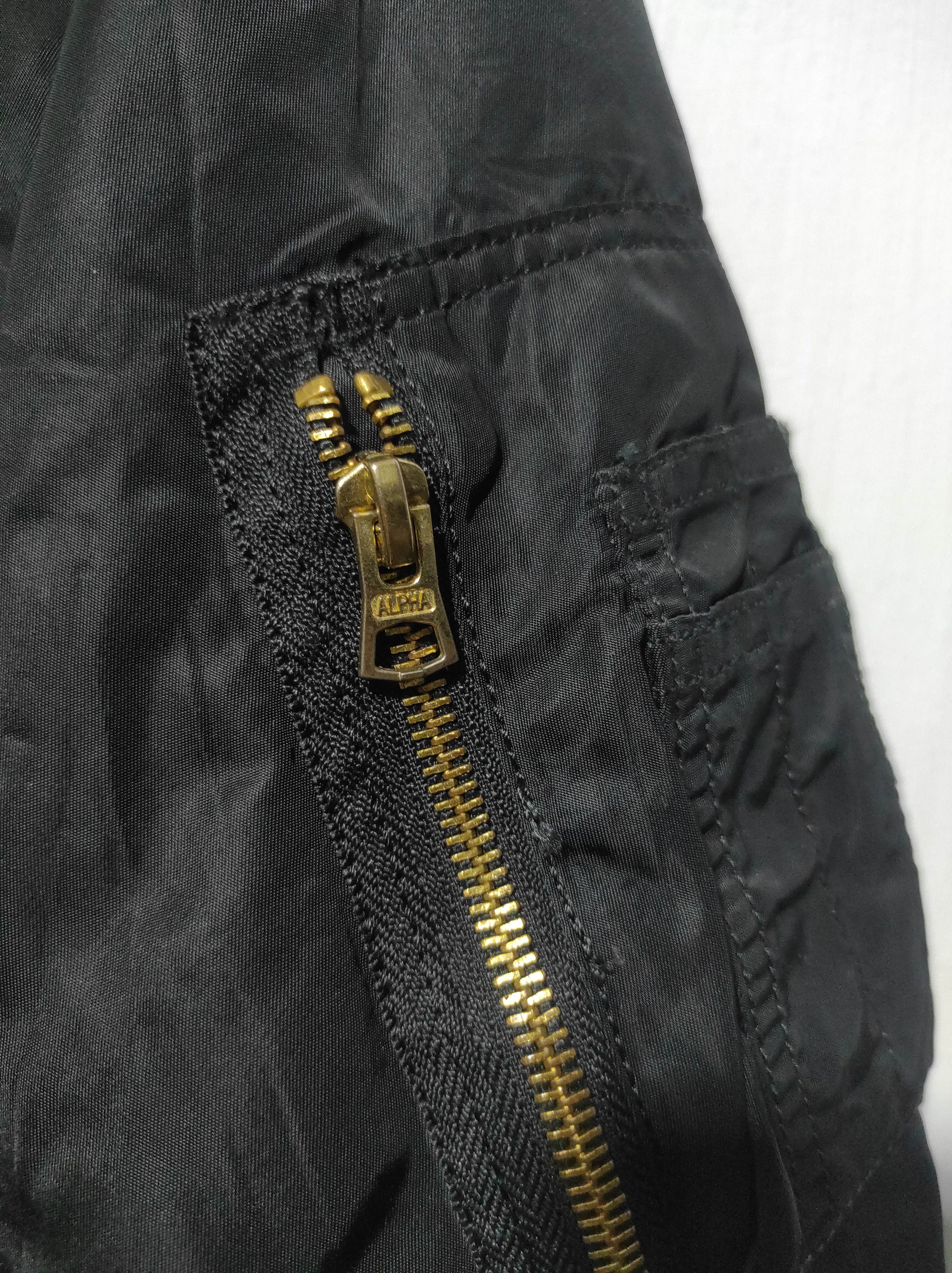 Alpha Industries Vintage Alpha Industries Riversible MA-1 Bomber Jacket Black Size US L / EU 52-54 / 3 - 5 Thumbnail