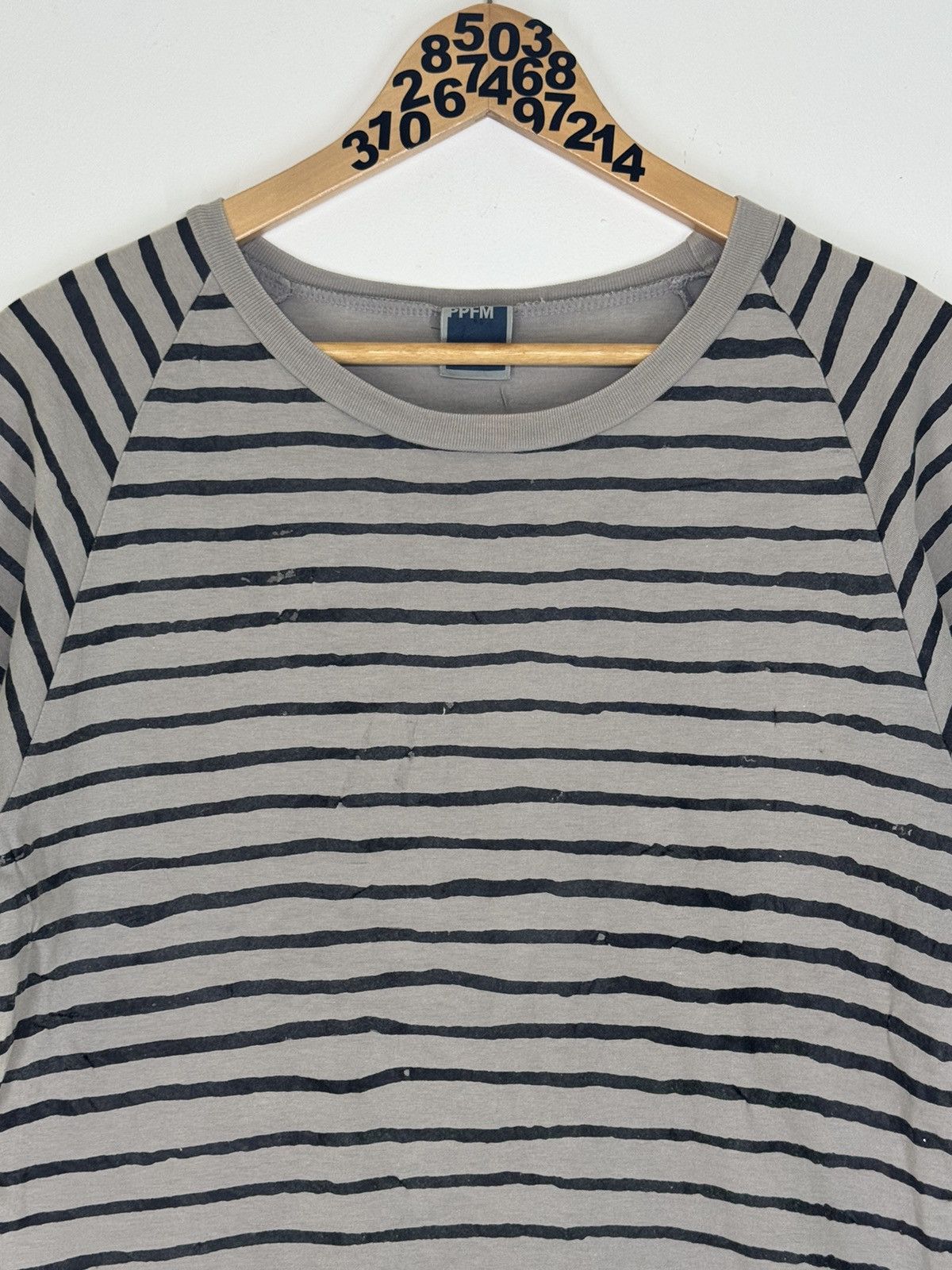 PPFM 🔥Rare🔥Ppfm Stripes Tshirt Size US S / EU 44-46 / 1 - 5 Thumbnail