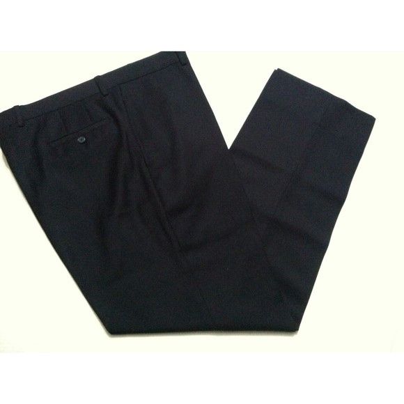 Bachrach BACHRACH MENS NEW 96%WOOL DRESS PANTS MADE IN ITALY 38/32 Size ONE SIZE - 2 Thumbnail