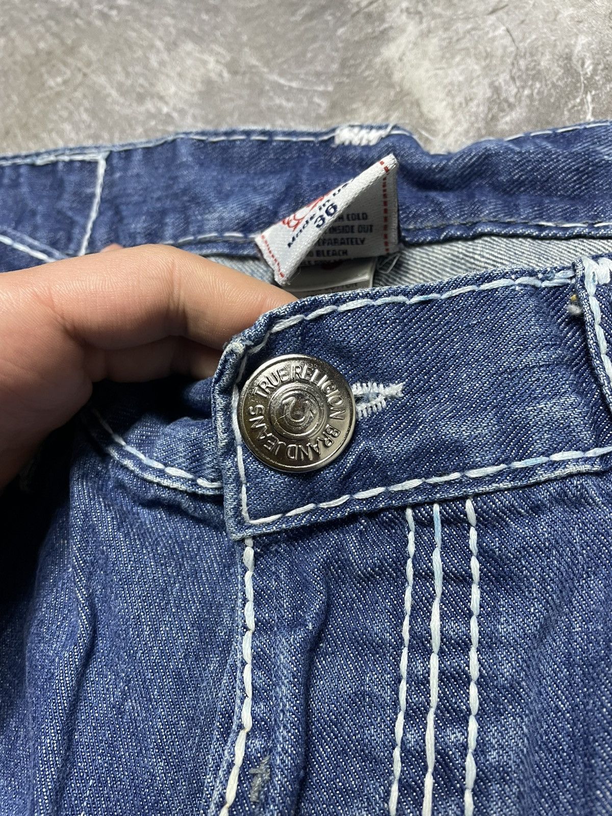 True Religion True Religion Vintage Billy Bigt Baggy Denim Jeans Y2K Blue Size US 36 / EU 52 - 7 Thumbnail