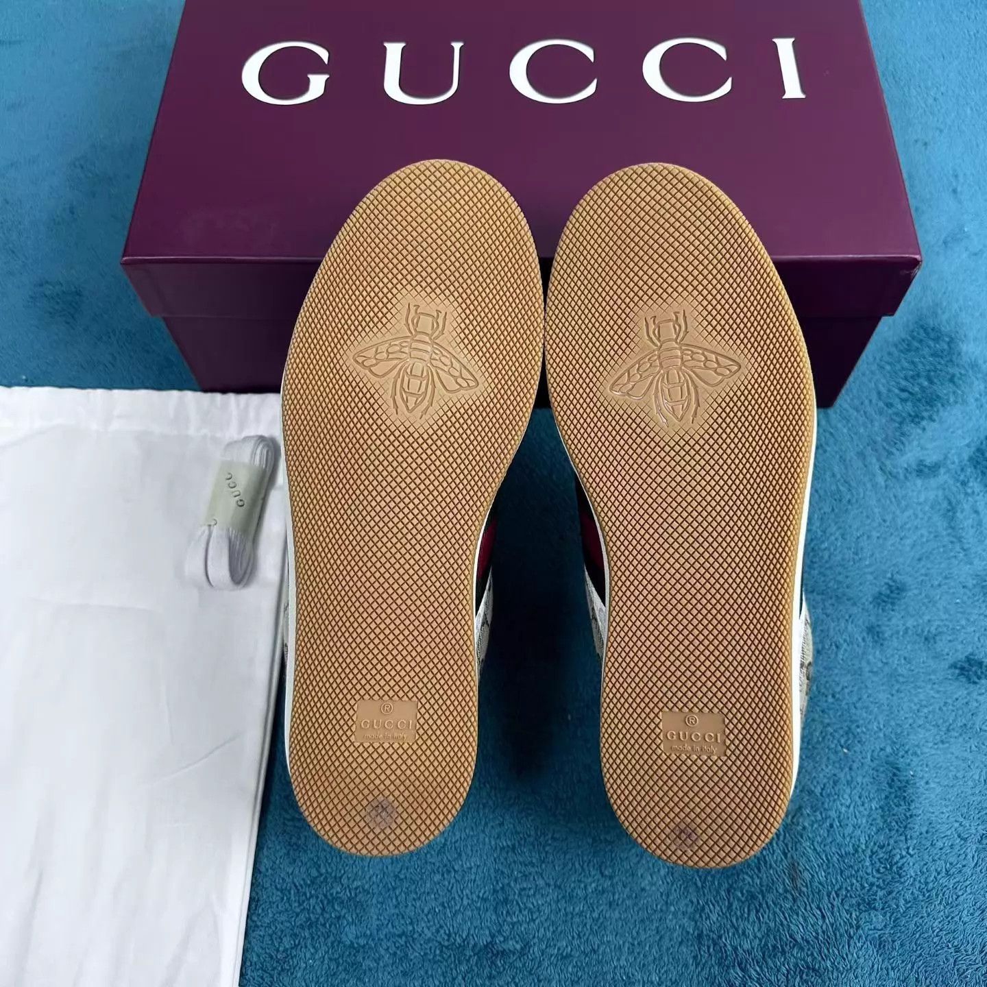 Gucci GUCCI Rhyton Brown Purple Tail UK7.5/EUR41.5 Size US 8.5 / EU 41-42 - 5 Thumbnail