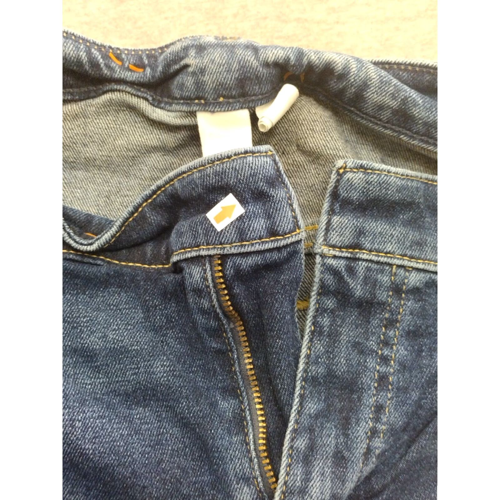 Vintage Unbranded Women's Dark Wash Jeans Size 18 - Denim Cotton Blend 5-Pocket Straight High Rise 25 Inseam Plus Size Blue Pants Mens? Size 40" / US 18 - 3 Thumbnail