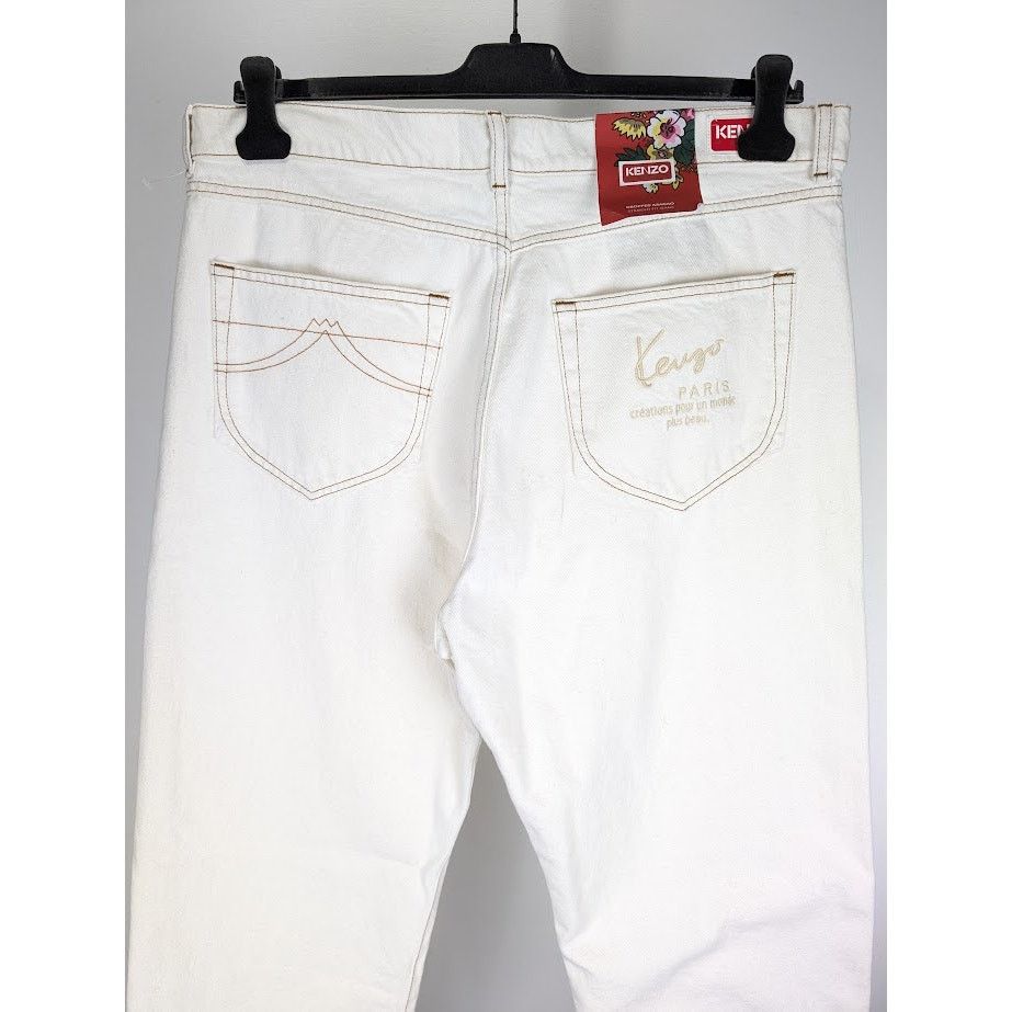Kenzo o1rshd1 Denim Pant in White Size US 36 / EU 52 - 11 Thumbnail