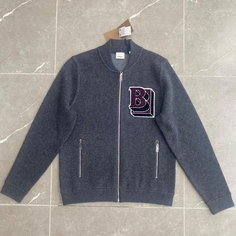 Burberry Burberry Gray Cashmere Men's Sweater Size US L / EU 52-54 / 3 - 1 Thumbnail