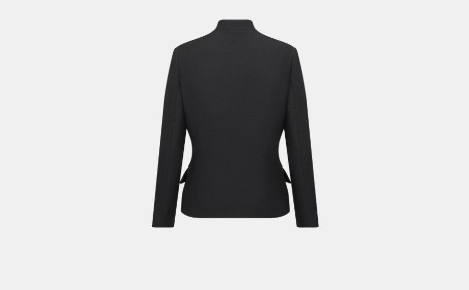 Dior o1w1db10824 Fitted Jacket in Black Size L / US 10 / IT 46 - 2 Thumbnail
