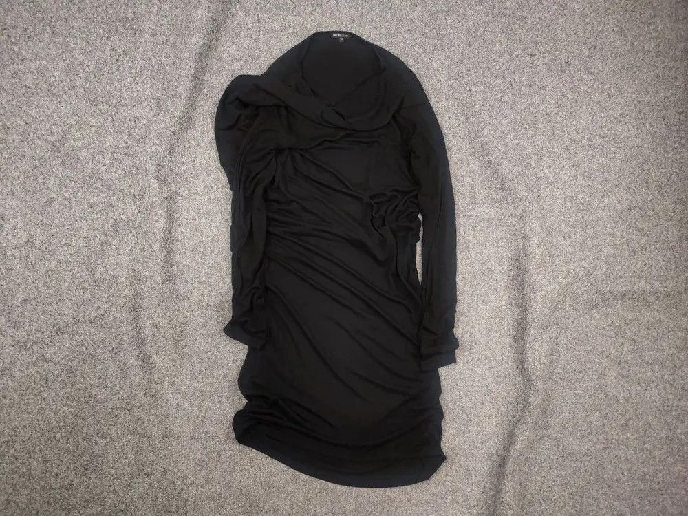 Ann Demeulemeester Ann Demeulemeester Wool Long Sleeve asymmetrical Slim Dress Size L / US 10 / IT 46 - 1 Thumbnail