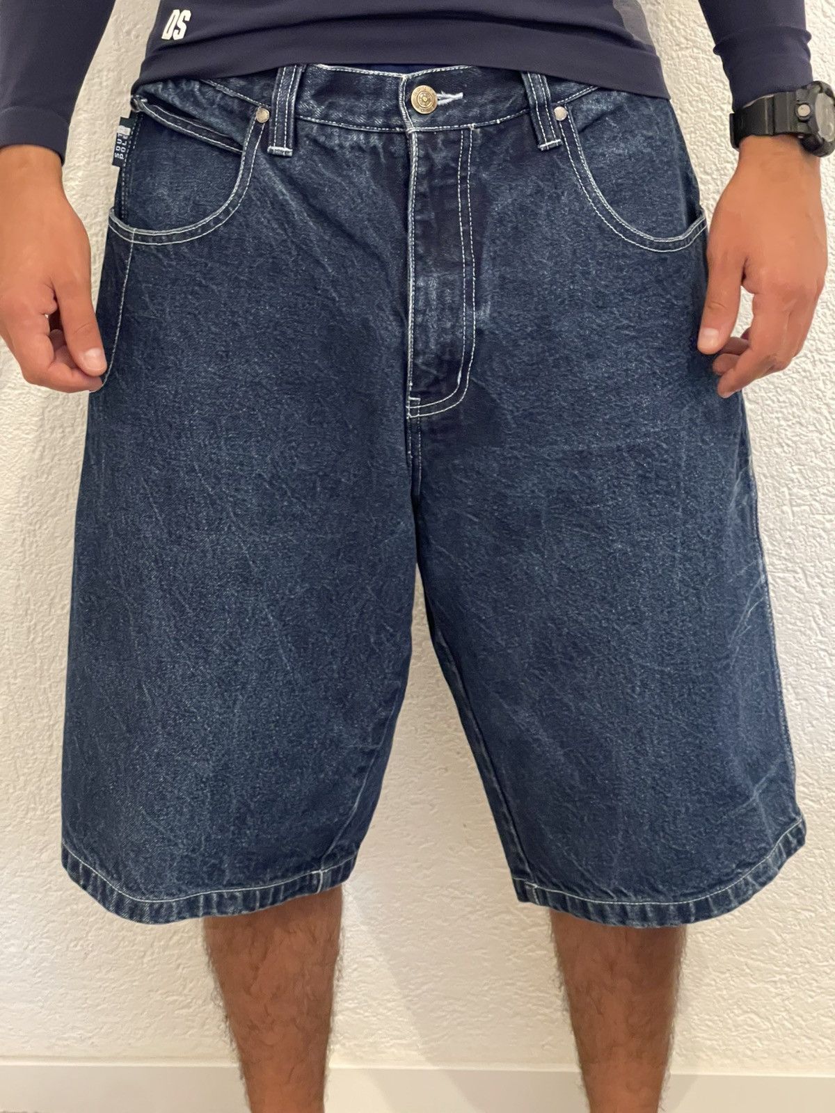 Southpole Southpole Y2K Baggy Loose Fit Denim Shorts HipHop size 36 Size US 36 / EU 52 - 2 Thumbnail