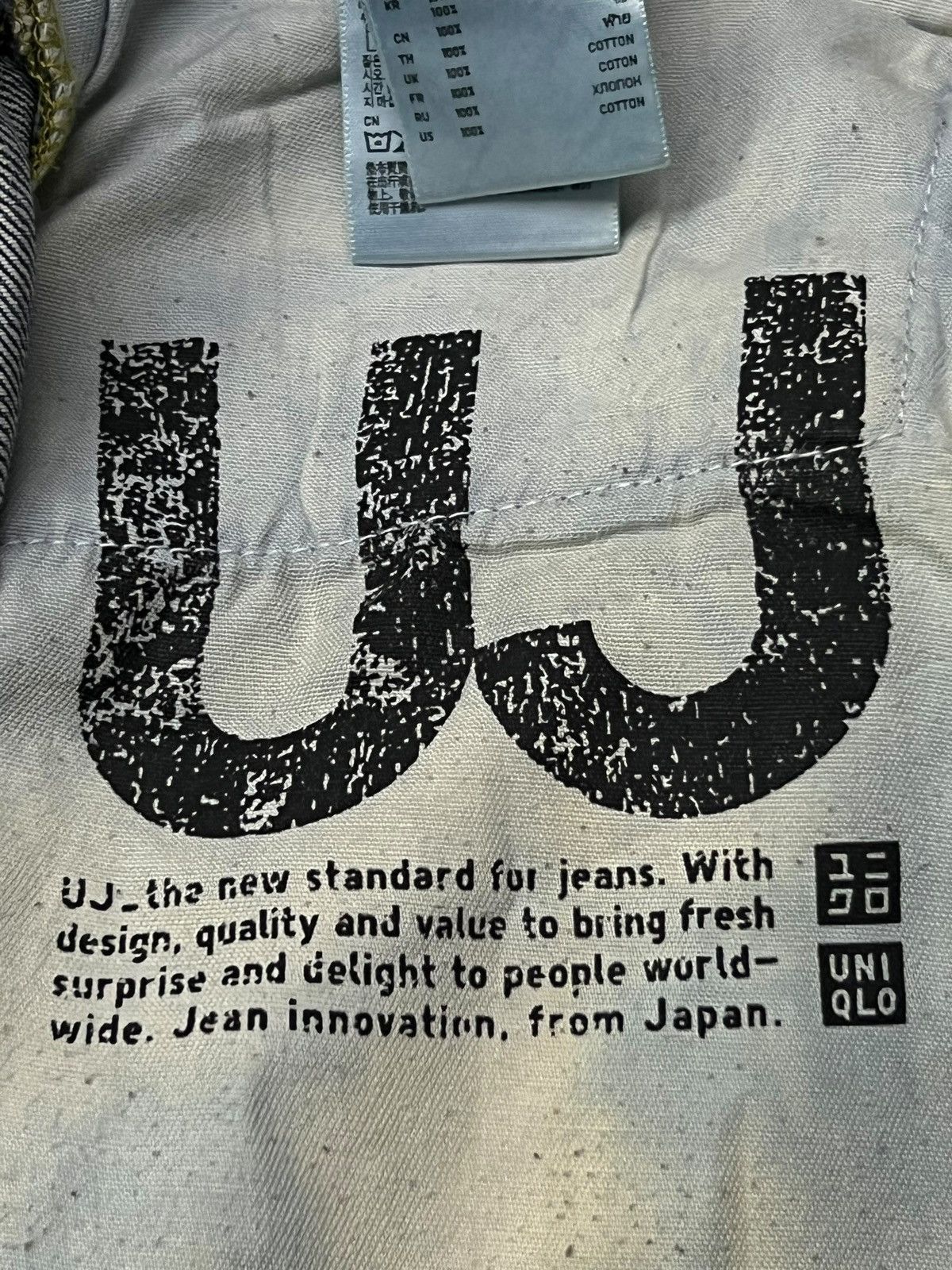 Uniqlo Vintage Uniqlo UJ S002 Japan - Faded Wash, Distressed Denim Size US 34 / EU 50 - 12 Thumbnail