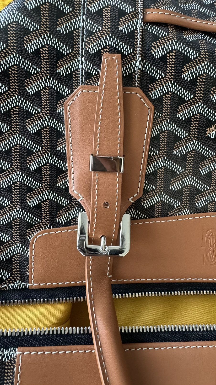 Goyard Goyard 45 Bowling Boeing Foldable Duffle Hand Bag Size ONE SIZE - 8 Thumbnail