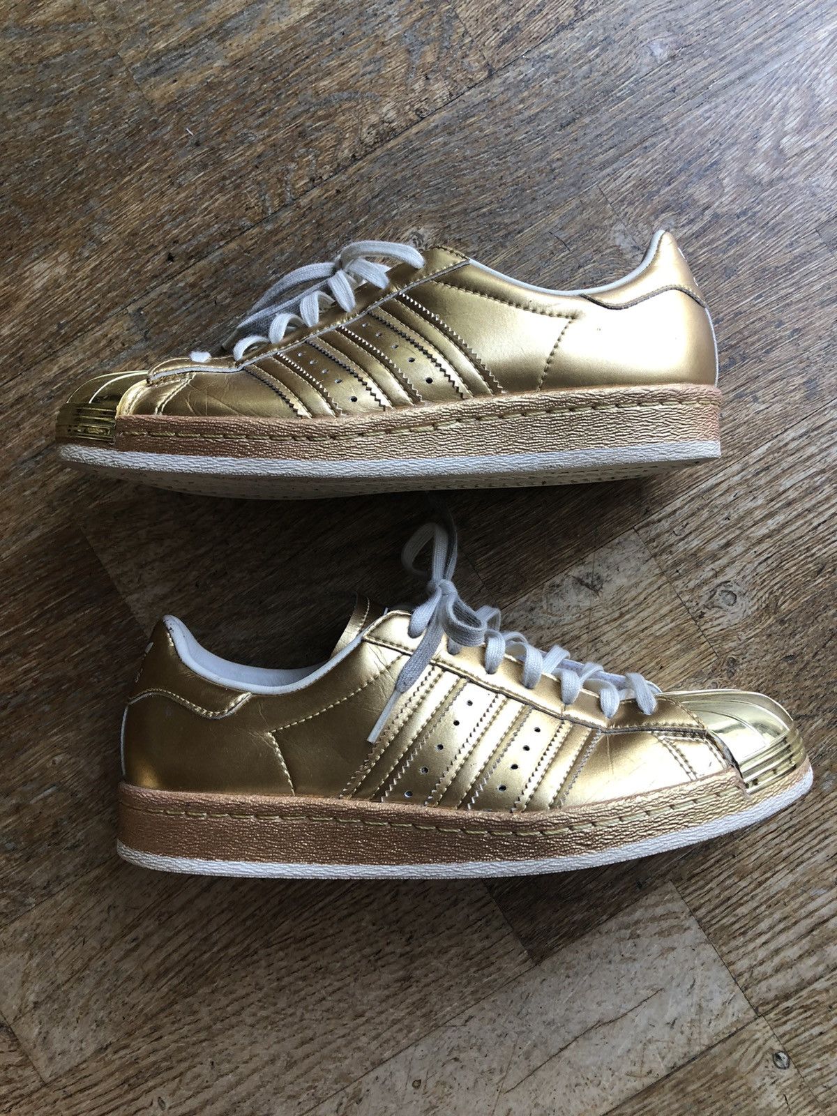 Adidas superstar gold size 5 best sale