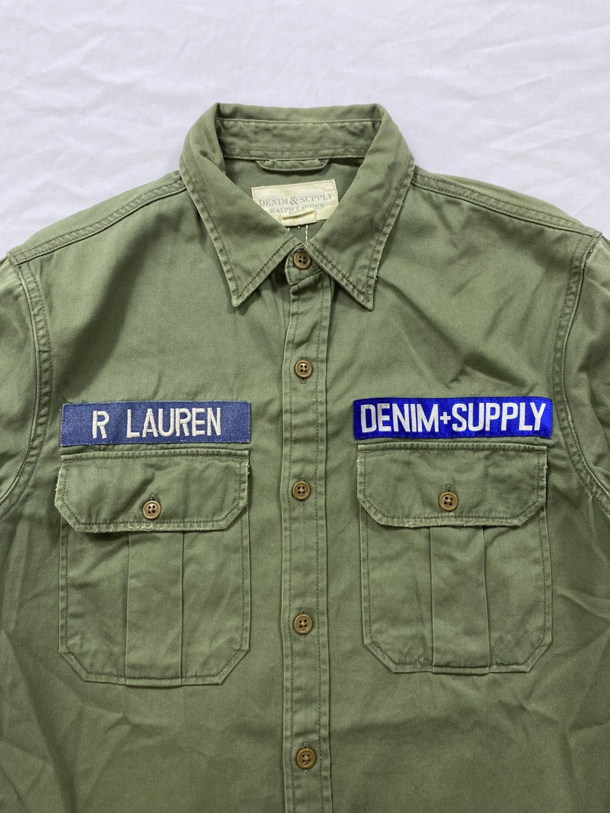 Polo Ralph Lauren 2000's R Lauren Denim+Supply button Sick Size US M / EU 48-50 / 2 - 3 Thumbnail