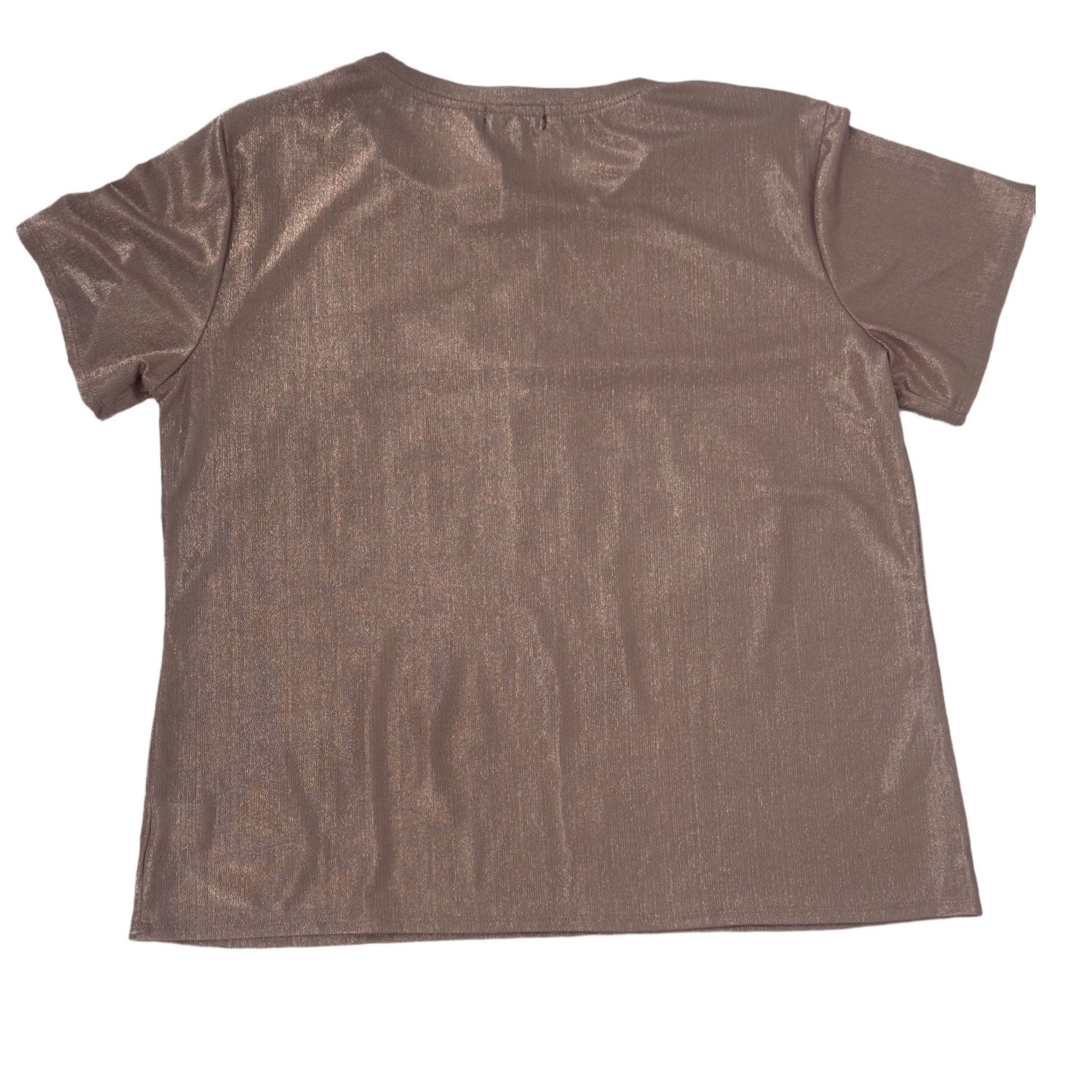 Other NWT Metallic Shimmer Tee A WHOLE LOTTA BLE$$INGS Dusty Rose Size XL / US 12-14 / IT 48-50 - 5 Thumbnail