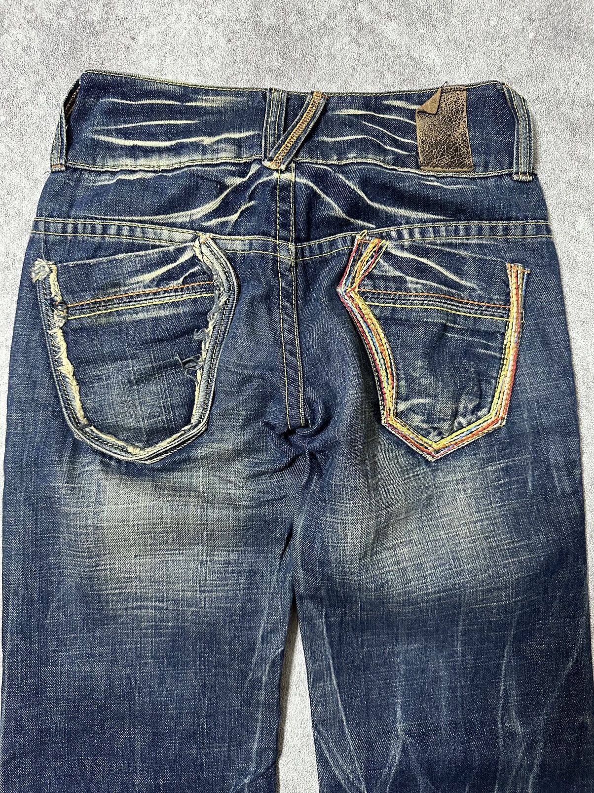 Tornado Mart Vintage Y2K Red Papper flare jeans Size 28" / US 6 / IT 42 - 4 Thumbnail