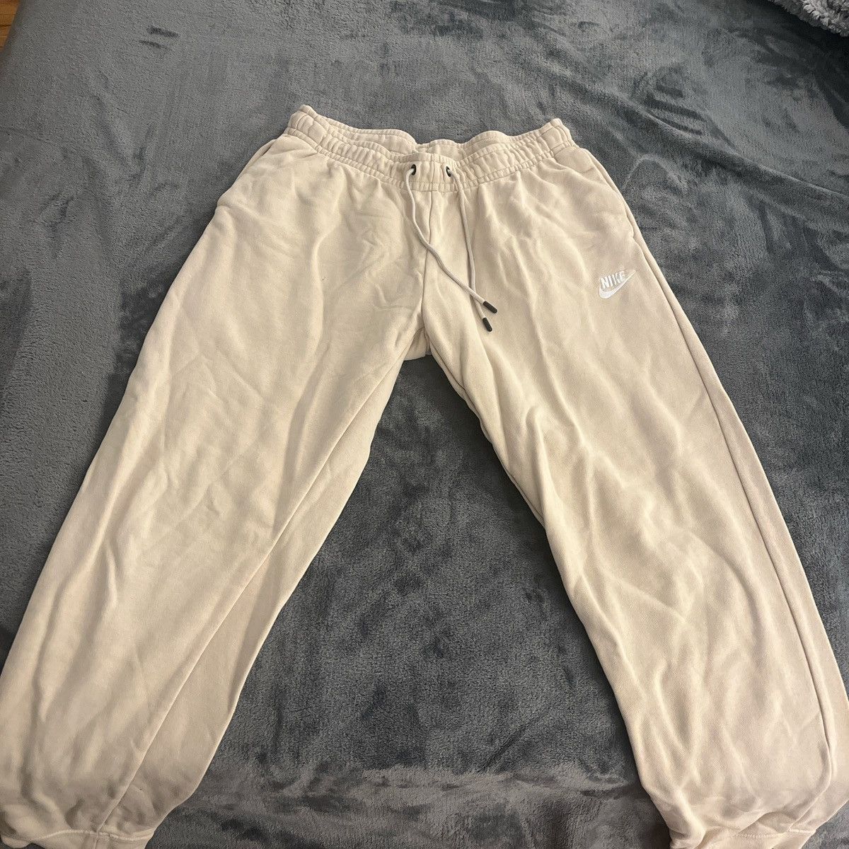 Nike Nike Tan Sweat Pants Size Medium Size US 35 - 1 Thumbnail