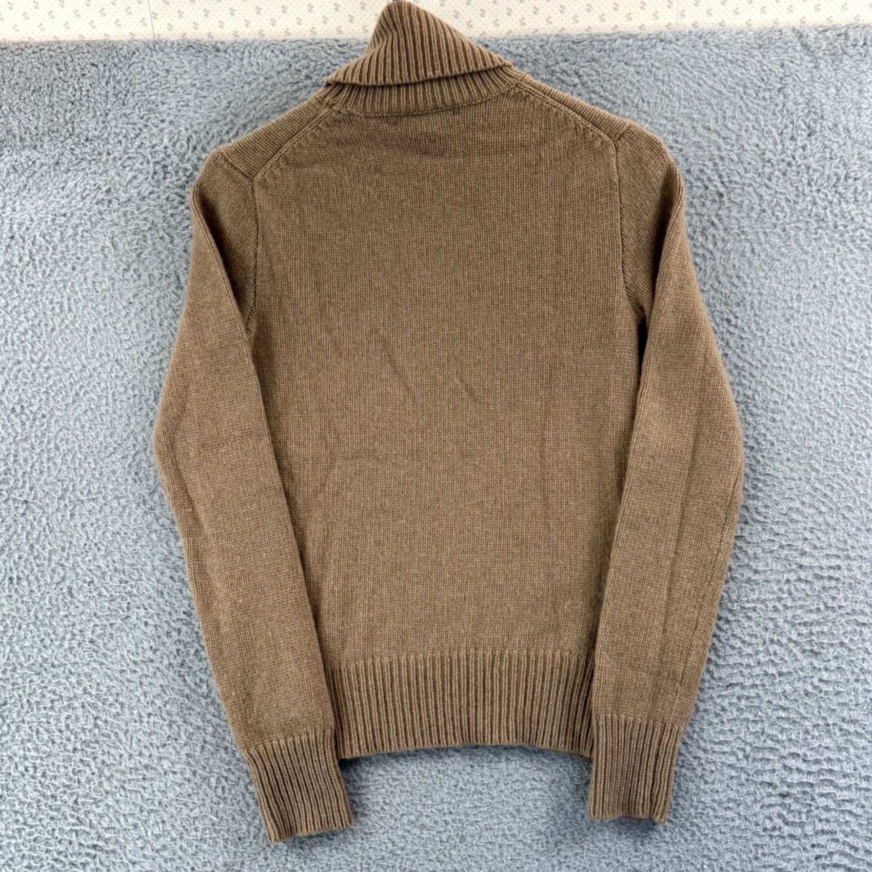 Ralph Lauren Ralph Lauren Sweater Womens Medium Brown Turtleneck Cashmere Wool Long Sleeve Pullover Size M / US 6-8 / IT 42-44 - 5 Thumbnail