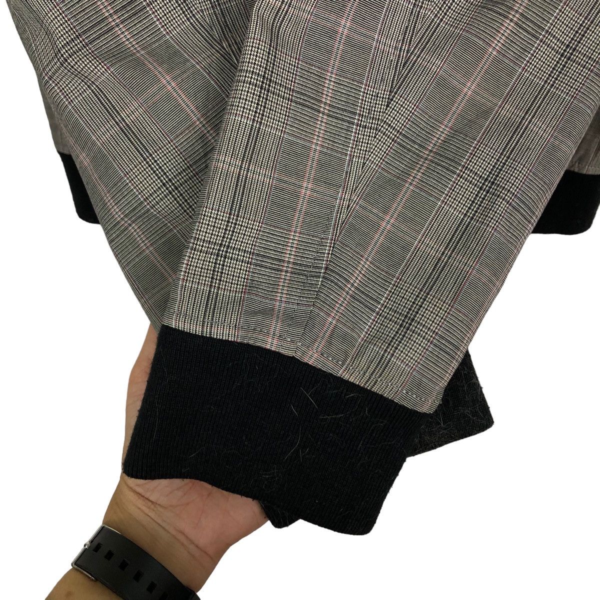Japanese Brand VINTAGE BOMBER JACKET KLEIN PLUS HOMME TARTAN DESIGN Size US M / EU 48-50 / 2 - 11 Thumbnail
