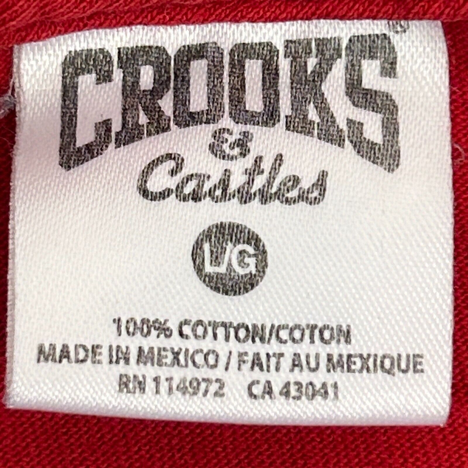 Crooks & Castles Vintage Crooks and Castles T Shirt Original Crew L Large Size US L / EU 52-54 / 3 - 11 Thumbnail