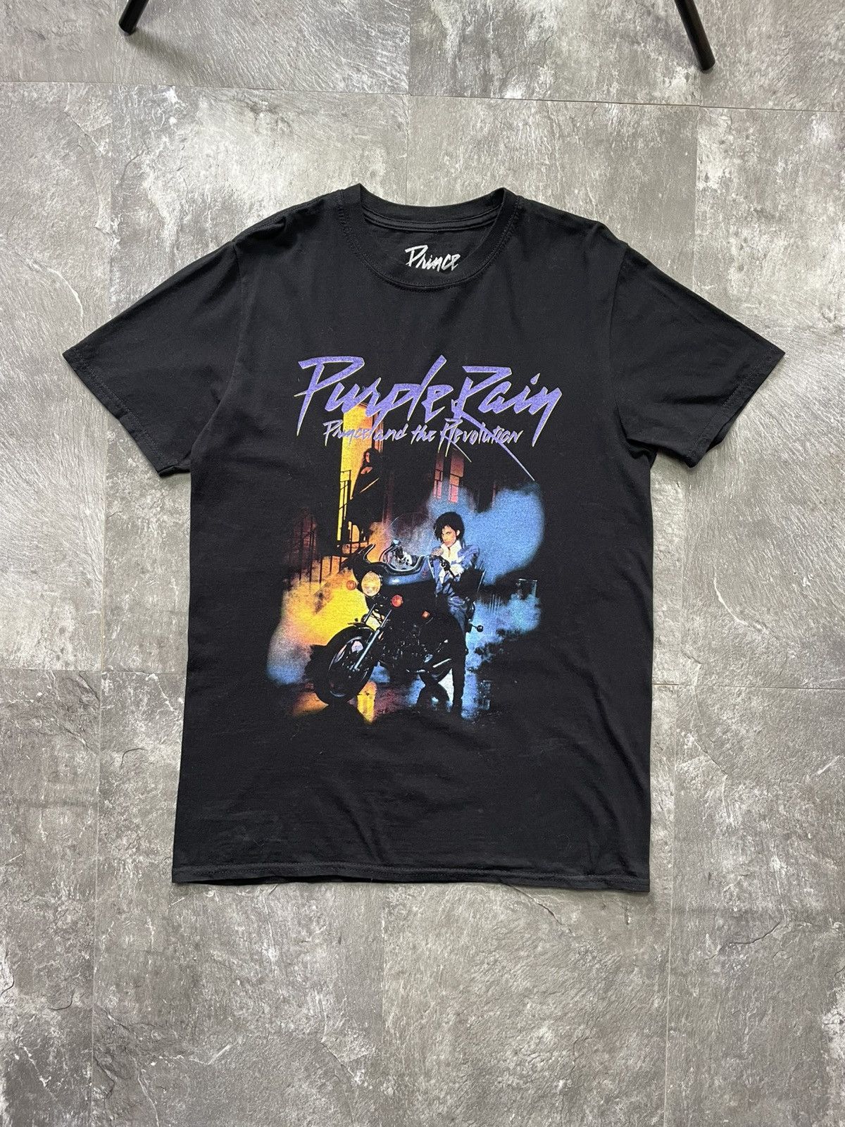 Band Tees Prince Purple Rain Movie Promo Graphic T-Shirt Black S Size US S / EU 44-46 / 1 - 1 Thumbnail
