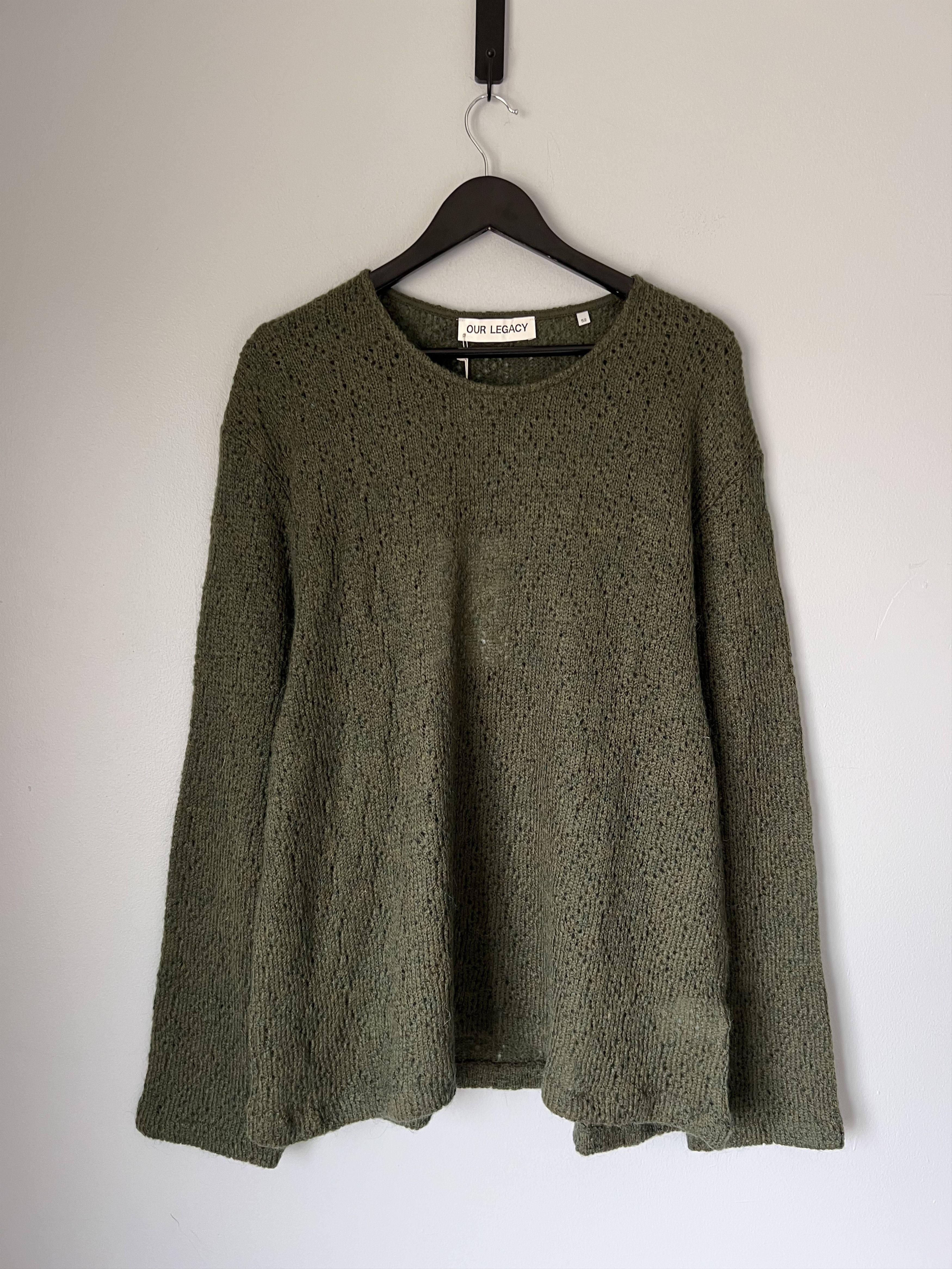 Our Legacy Our Legacy Double Lock U-Neck Metallic Sand | Grailed