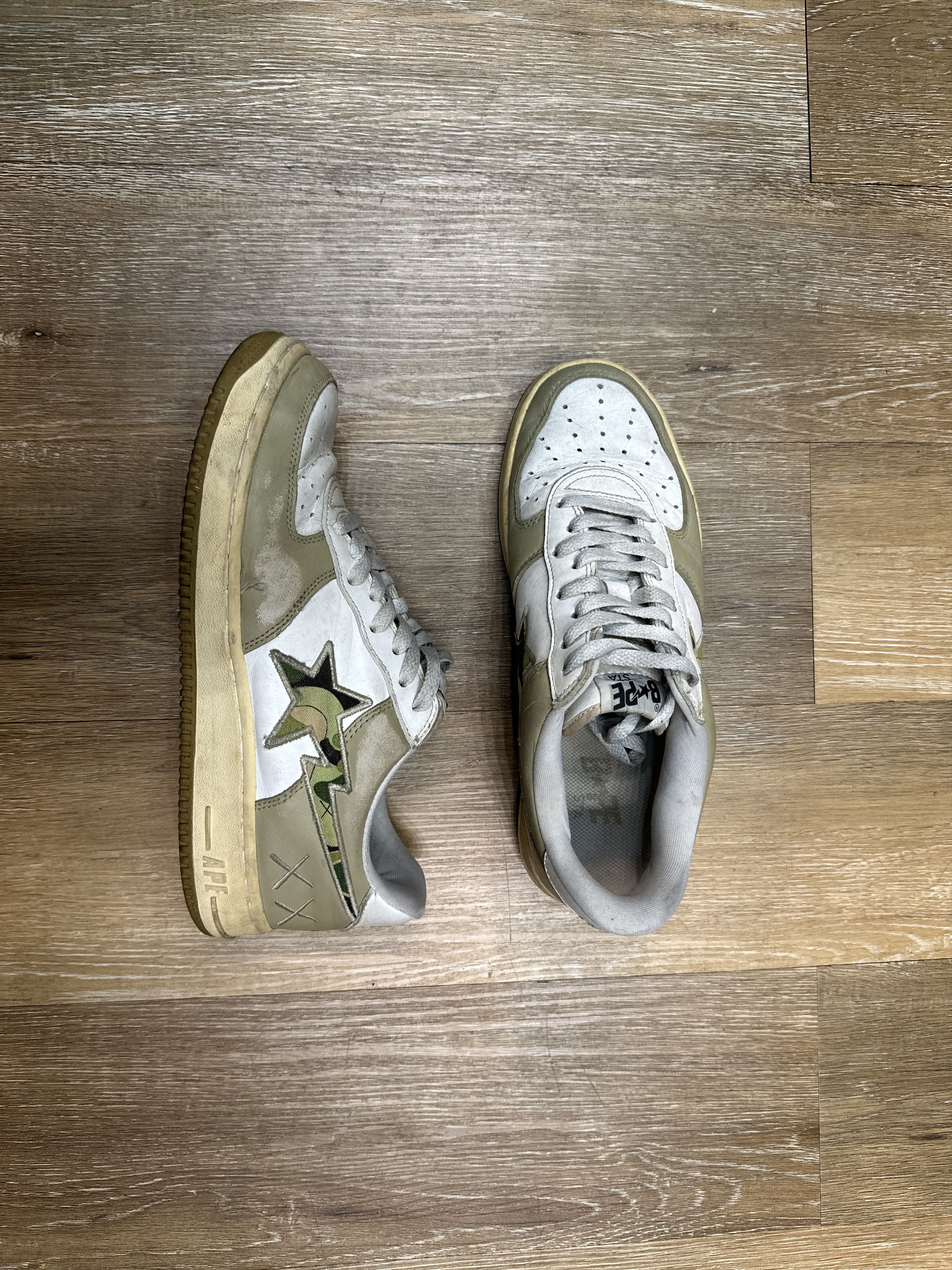 Bape × Kaws Rare 2006 Vtg Bapesta x Kaws Sneaker Size US 10.5 / EU 43-44 - 1 Thumbnail