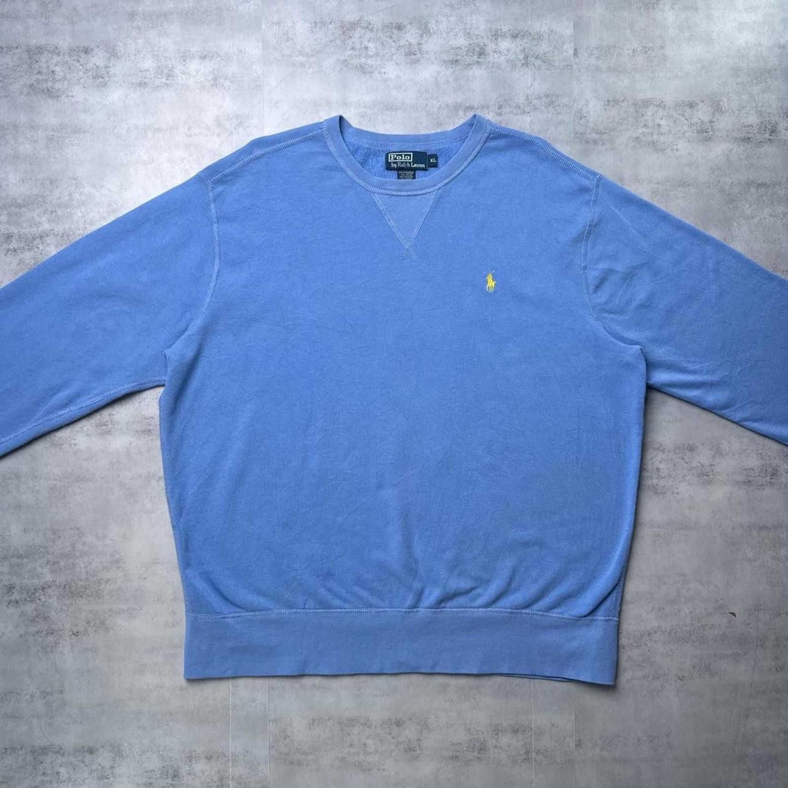 Polo Ralph Lauren Y2K Polo Ralph Lauren 00s Blue Sweatshirt Size US XL / EU 56 / 4 - 7 Thumbnail