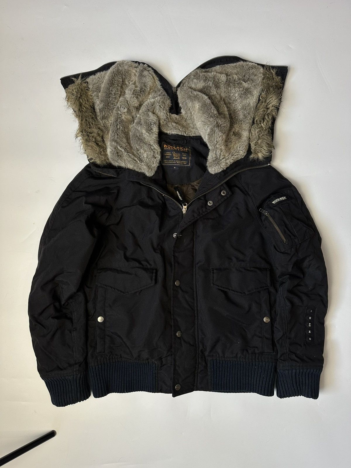 Woolrich Woolen Mills Rare Woolrich John Rich & Bros.Faux Fur Winter Bobmer Jacket Size US M / EU 48-50 / 2 - 1 Thumbnail
