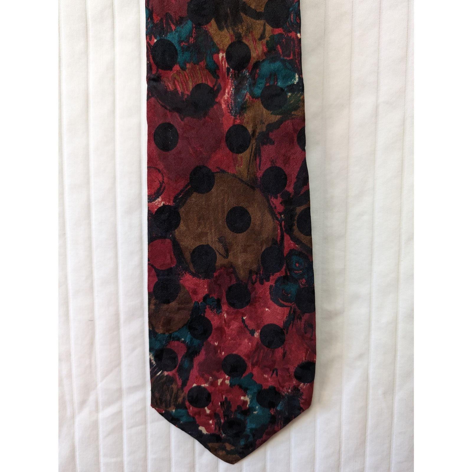 Ungaro Paris Ungaro Paris Vintage Mens Silk Ties (2) Size ONE SIZE - 8 Thumbnail