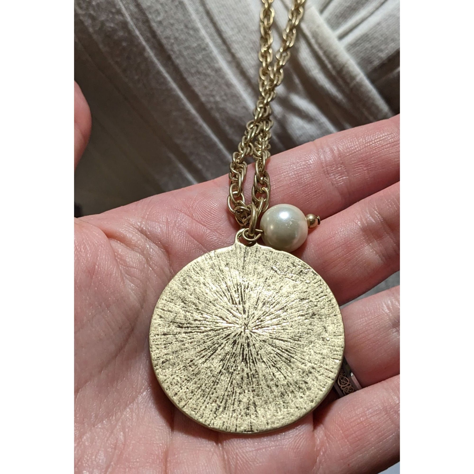 Other Plunder Jewelry Monogram "K" Medallion Necklace Size ONE SIZE - 10 Thumbnail