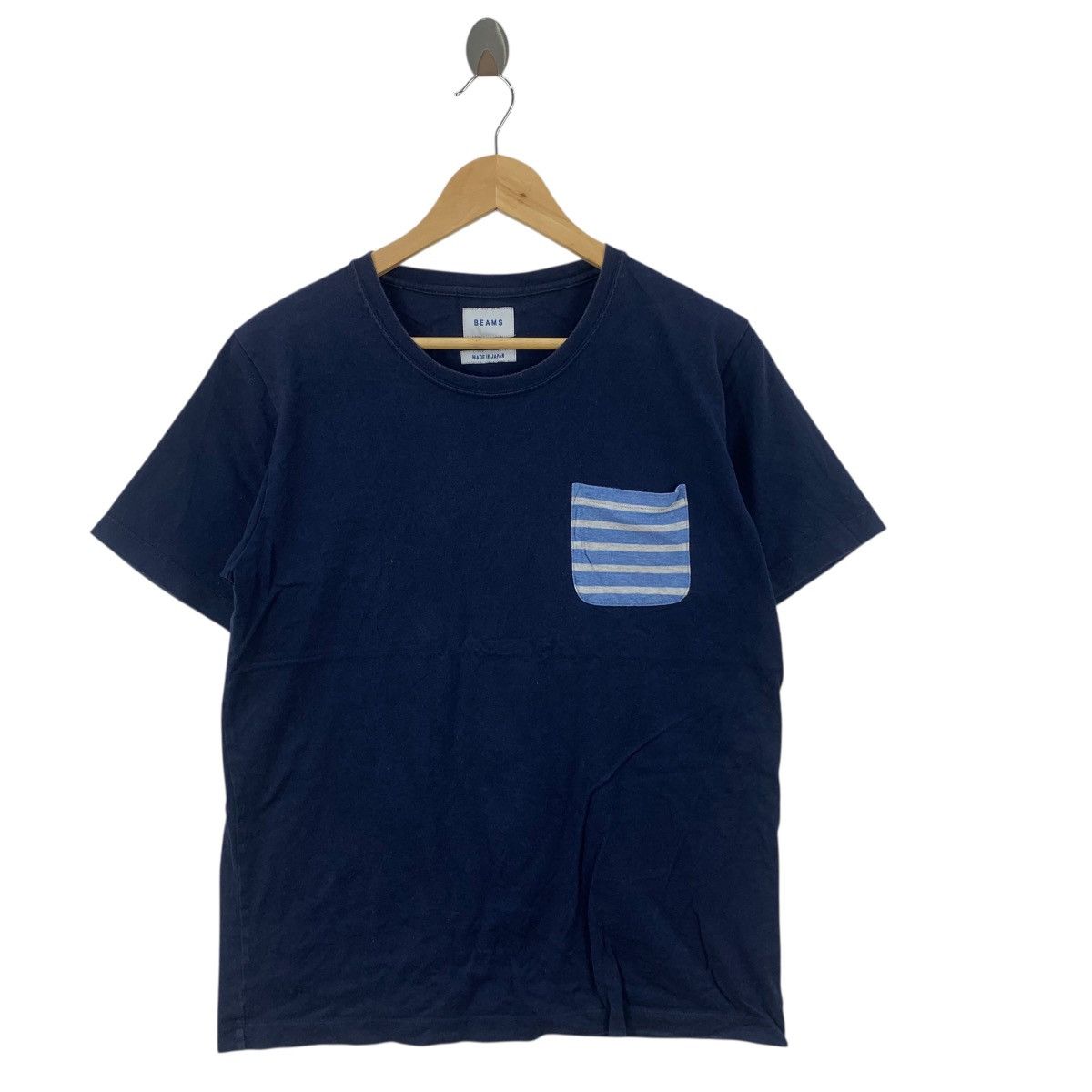 Beams Plus BEAMS PLUS Made In Japan Natural Pure Dye Pocket Tee Shirt Size US M / EU 48-50 / 2 - 4 Thumbnail