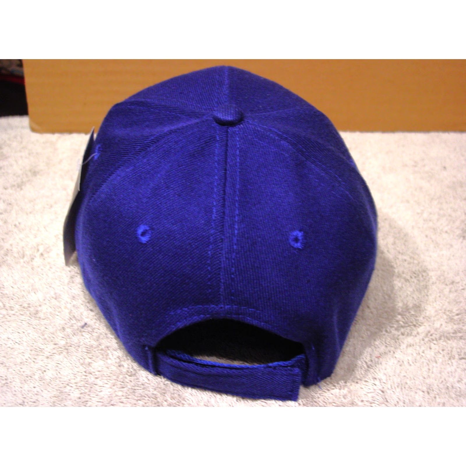 Vintage Eagle and Peace Pipe with Feathers Baseball Cap Blue Adjustable Men Cap Size ONE SIZE - 2 Thumbnail