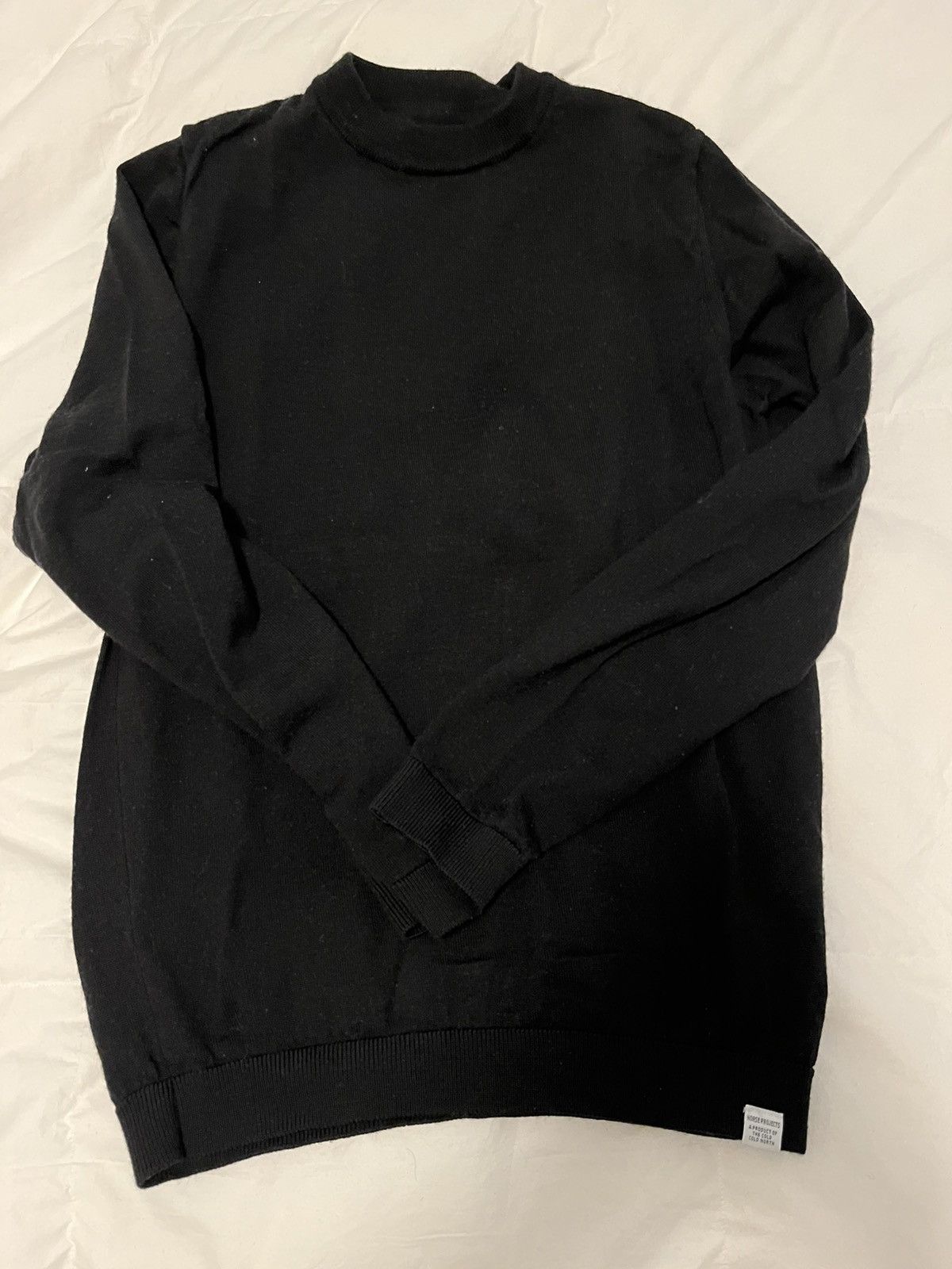 Norse Projects Black Sigfred Merino Sweater Size S Size US S / EU 44-46 / 1 - 1 Thumbnail