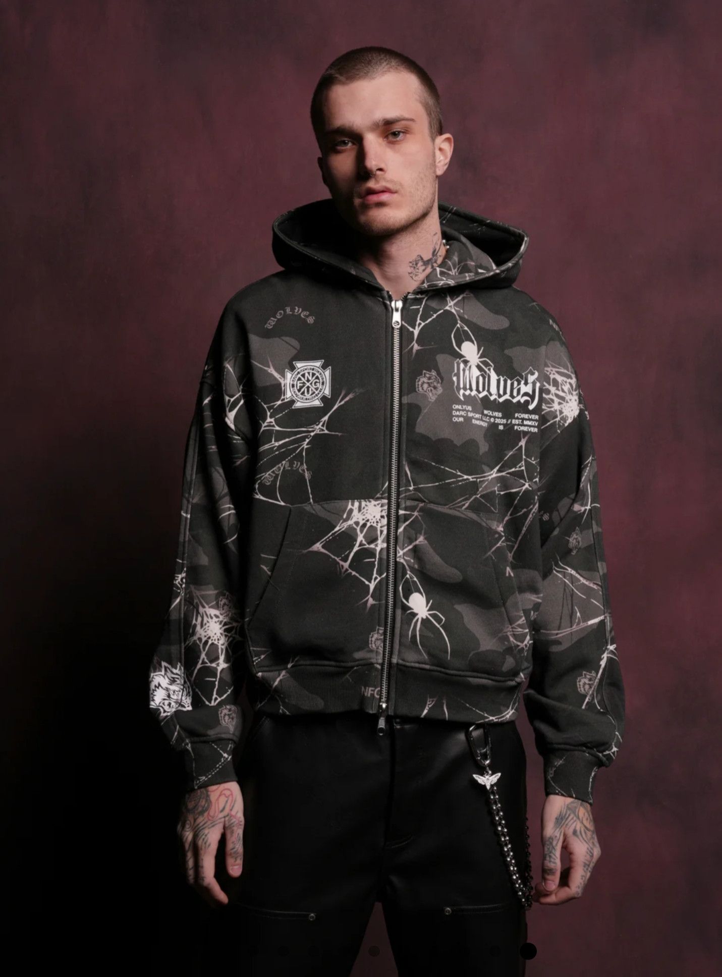 Darc Sport DARC SPORT SPIDERMAN SYMBIOSIS DOUBLE ZIP HOODIE Size US XL / EU 56 / 4 - 8 Thumbnail