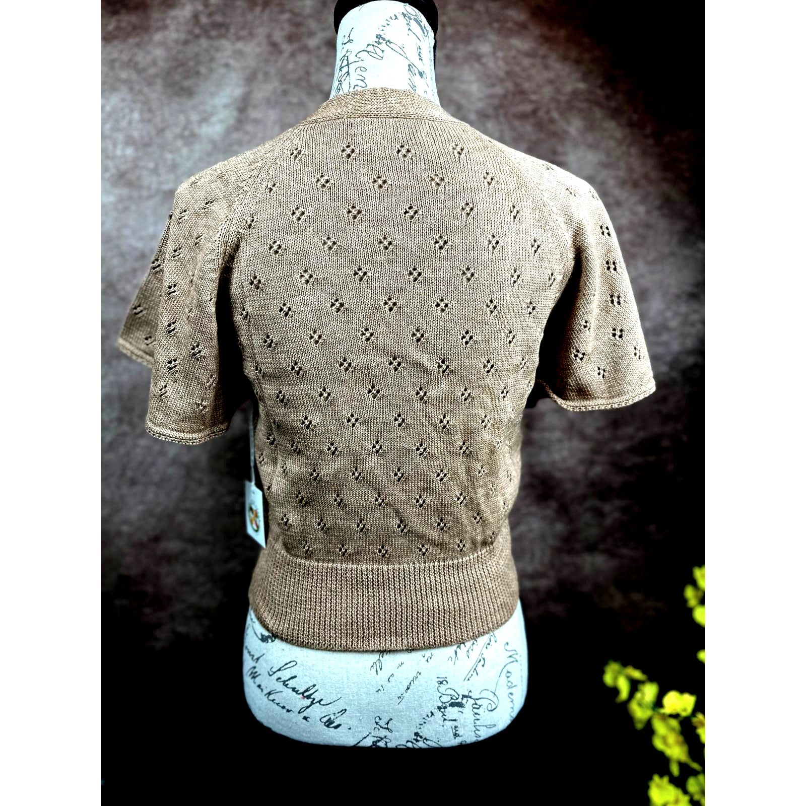 Other St Roche Ballet Top Cotton Superfine Alpaca Caramel M Size M / US 6-8 / IT 42-44 - 12 Thumbnail