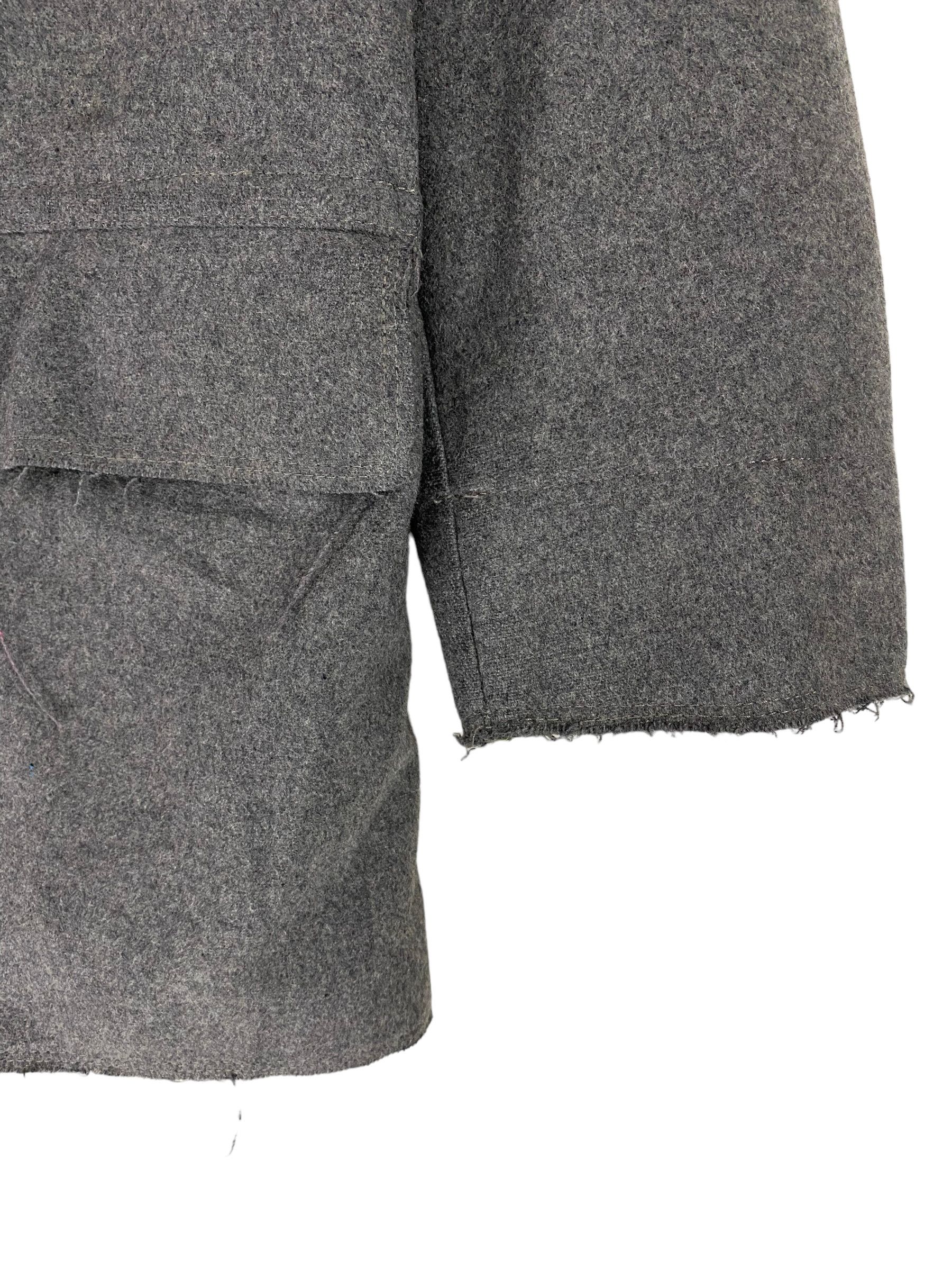 Designer × Diesel 2000s Diesel mod tac fur war double breasted wool coat Size US S / EU 44-46 / 1 - 7 Thumbnail